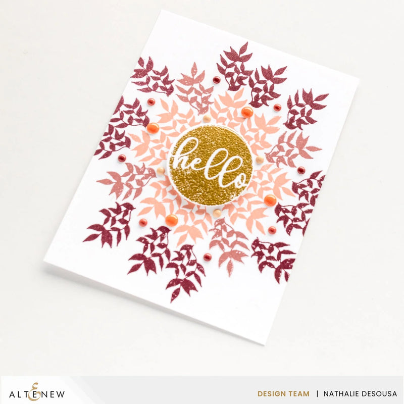 Altenew Whimsical Wreath Botanical 3D Embossing Folder*