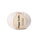Poppy Crafts Wool Thread Anti-Pilling Yarn 50g - White
