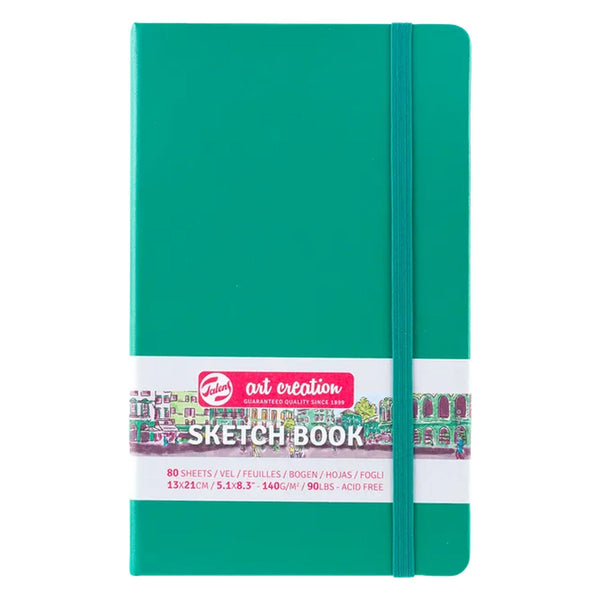Talens Art Creations Sketch Book 13cm x 21cm - Forest Green