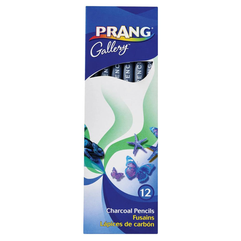 Prang Charcoal Pencils 12/Pkg Medium