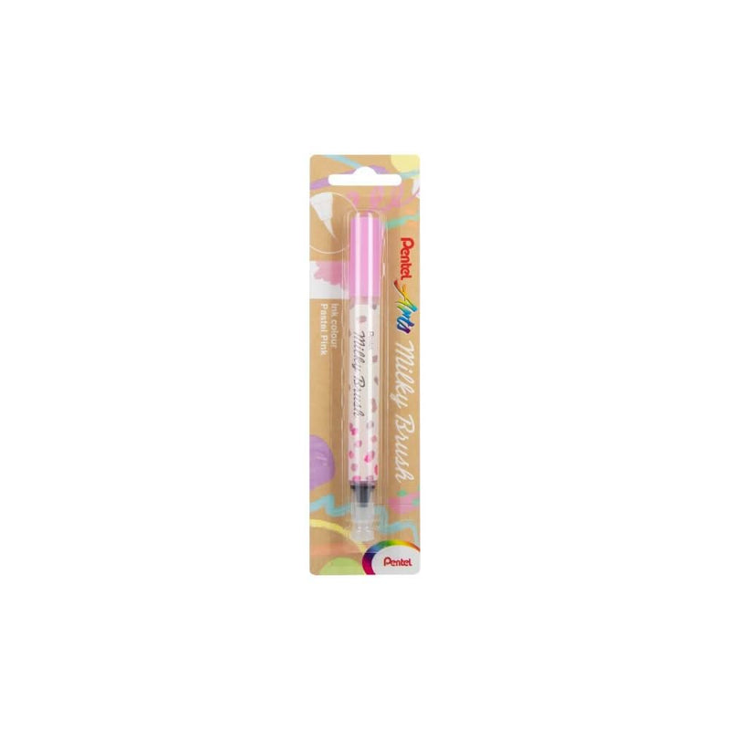 Pentel Arts Milky Brush Pen - Pastel Pink*