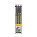 Sakura Pigma Micron 3/Pkg Set - Black - 01, 03, 05