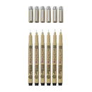 Sakura Pigma Micron Assorted Pens 6/Pkg - Black Set
