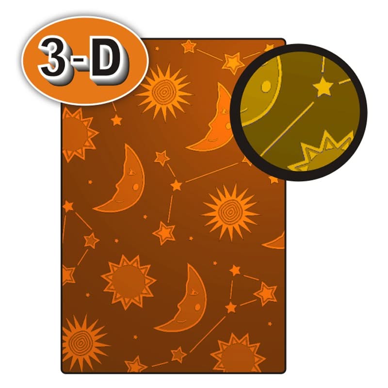 Poppy Crafts 3D Embossing Folder #30 - Sky Time – CraftOnline