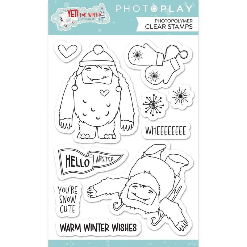 PhotoPlay Photopolymer Clear Stamps Yeti For Winter*