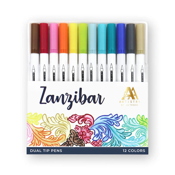 Altenew Water-based Dual Tip Pen Set - Zanzibar