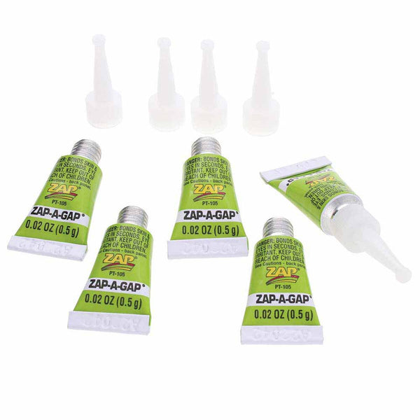 Zap-A-Gap Single Use Glue 0.5g - 5/Pkg