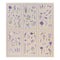 Poppy Crafts Natural Sticker Pack - Lavender