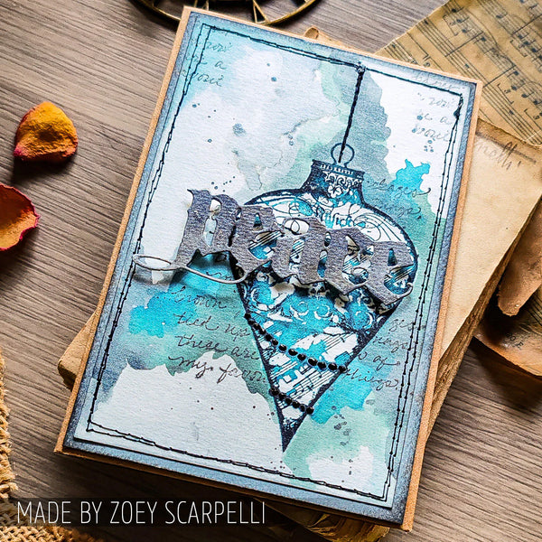 Tim Holtz Cling Stamps 7"X8.5" Classic