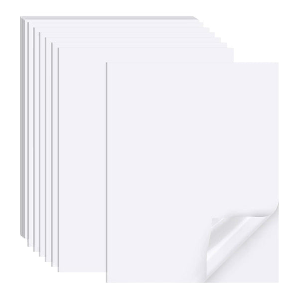 Poppy Crafts A4 Printable Sticker Paper - White - 10 Pack