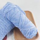 Poppy Crafts Velour Yarn 100g 3 Pack - Light Blue