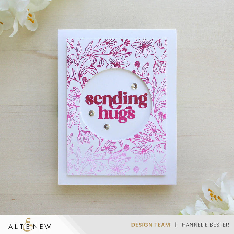 Altenew Floral Serenade Press Plate