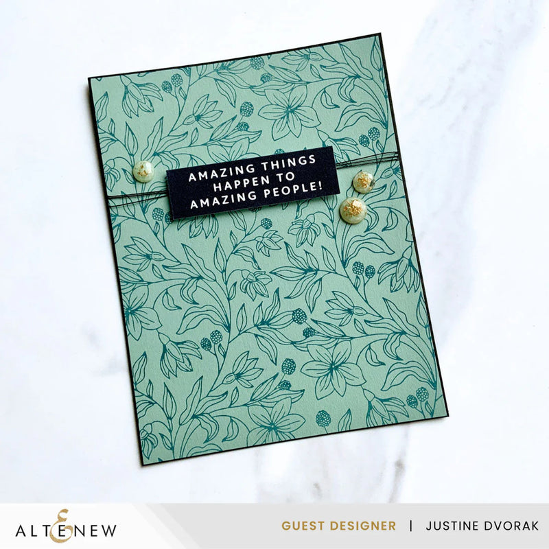 Altenew Floral Serenade Press Plate