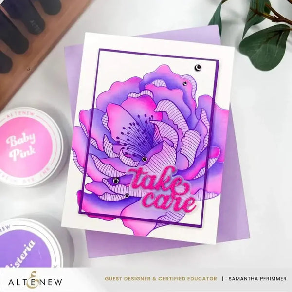 Altenew Magical Peony Simple Colouring Stencil Set