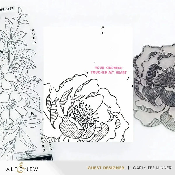 Altenew Magical Peony Press Plate