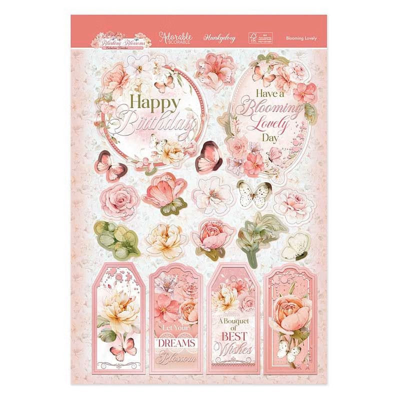 Hunkydory Blushing Blossoms Luxury Topper Set - Blooming Lovely