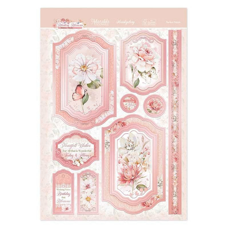 Hunkydory Blushing Blossoms Luxury Topper Set - Perfect Petals