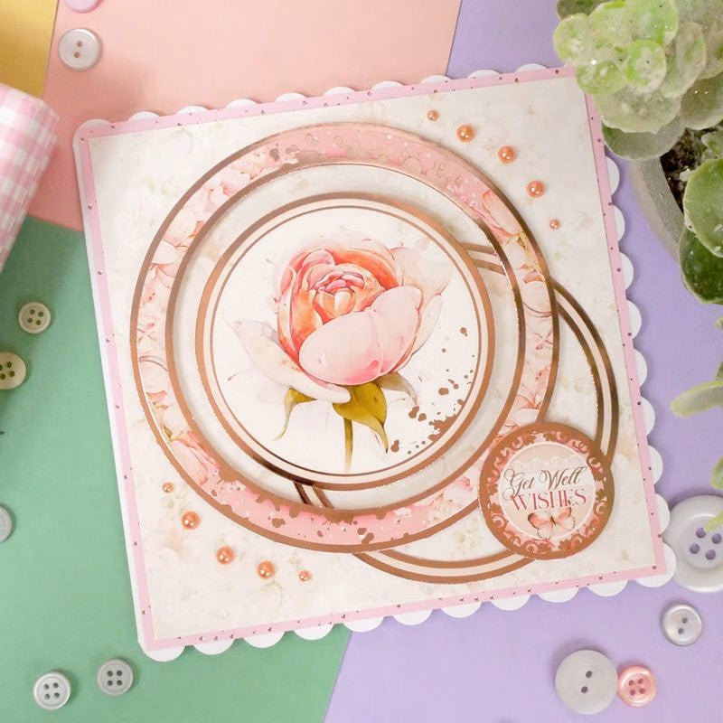 Hunkydory Blushing Blossoms Luxury Topper Set - Rosy Moments