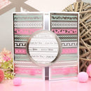 Hunkydory Essential Ribbon Borders - Silver Foiled Selection*