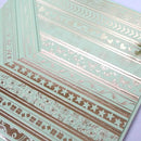 Hunkydory Essential Ribbon Borders - Silver Foiled Selection*