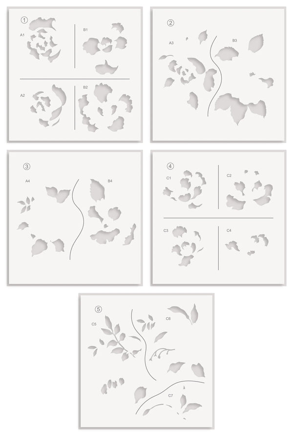 Altenew Build-A-Garden: Blossoming Trio & Add-on Die Bundle