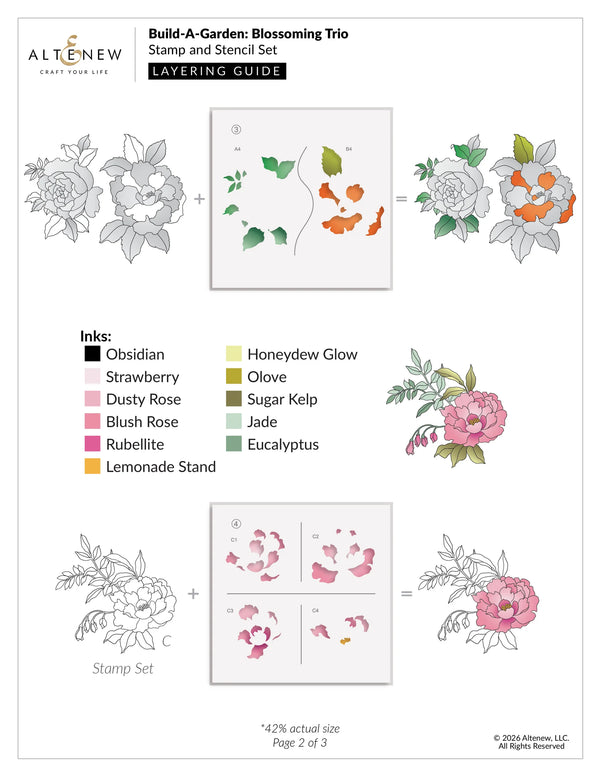Altenew Build-A-Garden: Blossoming Trio