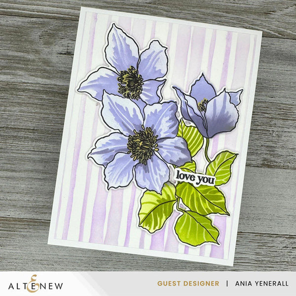 Altenew Build-A-Garden: Climbing Clematis