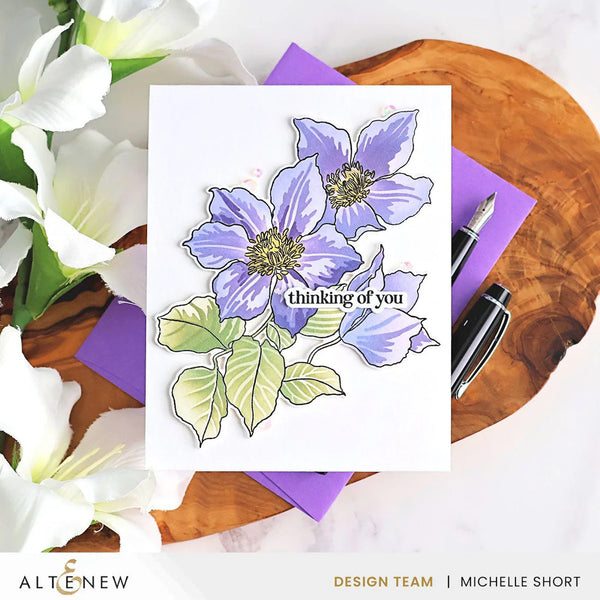 Altenew Build-A-Garden: Climbing Clematis