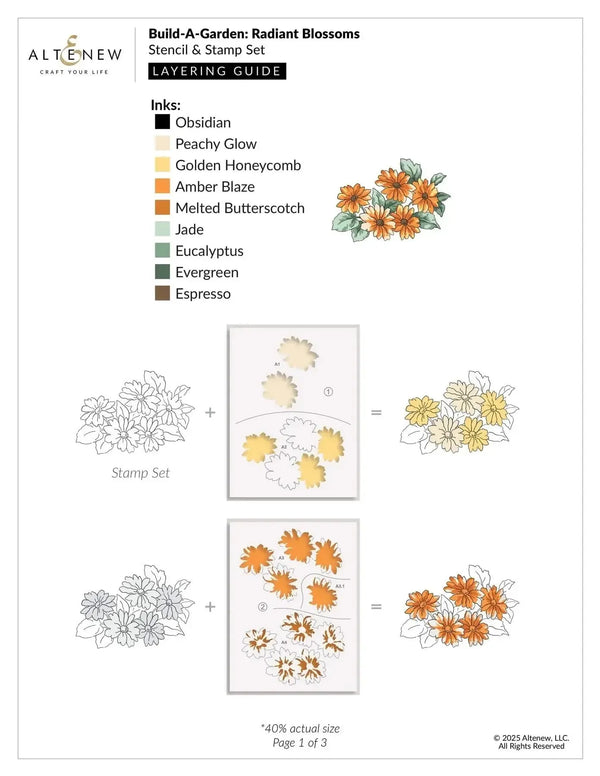 Altenew Build-A-Garden: Radiant Blossoms