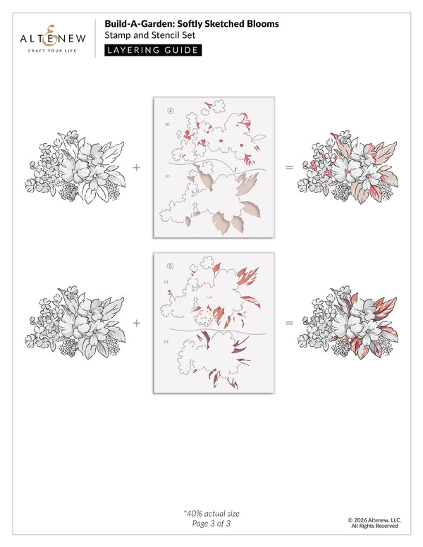 Altenew Build-A-Garden: Softly Sketched Blooms