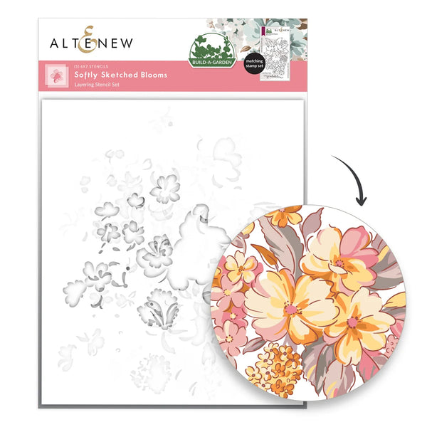 Altenew Build-A-Garden: Softly Sketched Blooms