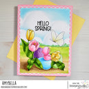 Stamping Bella Cling Stamps Bundle Girl Amongst The Tulips
