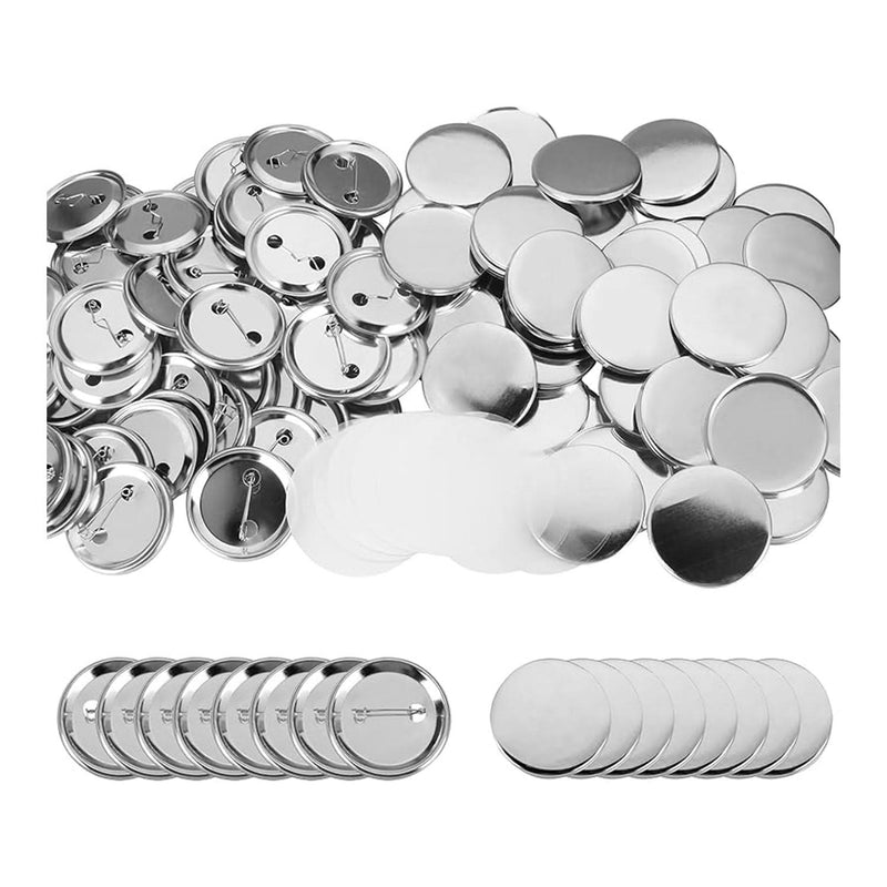 Universal Crafts Button Press Blank Buttons 100 Pack - 58mm