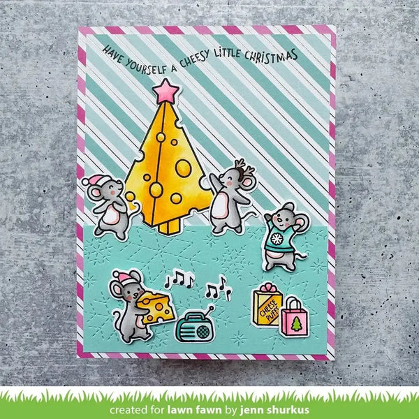 Lawn Cuts Custom Craft Dies - Cheesy Christmas Add-On*