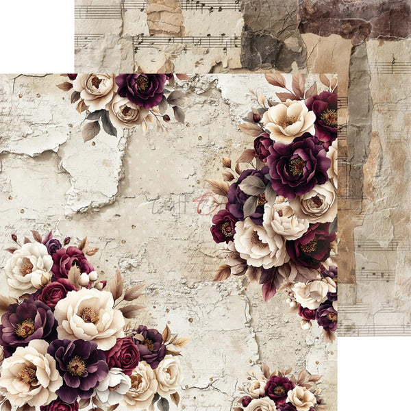 Craft O'Clock Plum & Caramel 8"×8" Paper Set