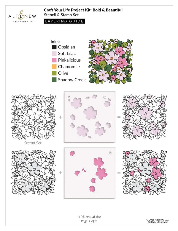 Altenew Craft Your Life Project Kit: Bold & Beautiful