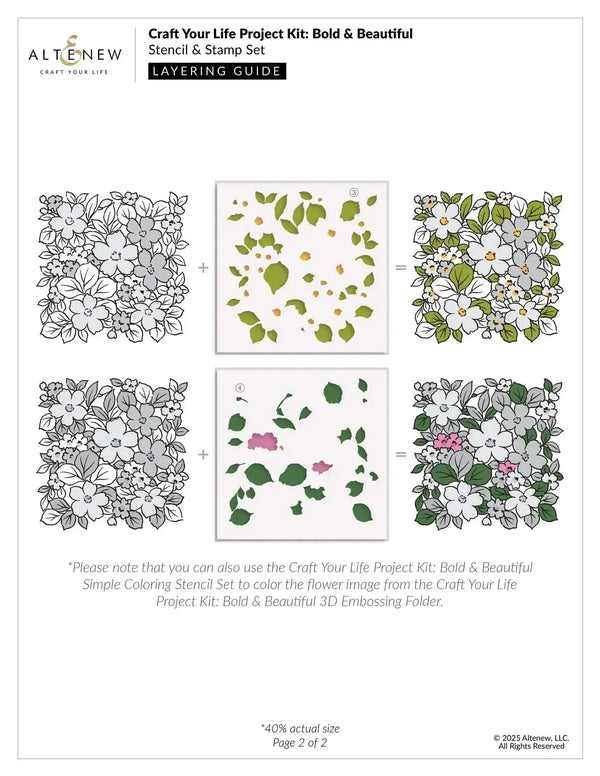 Altenew Craft Your Life Project Kit: Bold & Beautiful