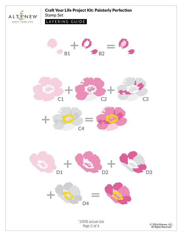 Altenew Craft Your Life Project Kit: Painterly Perfection