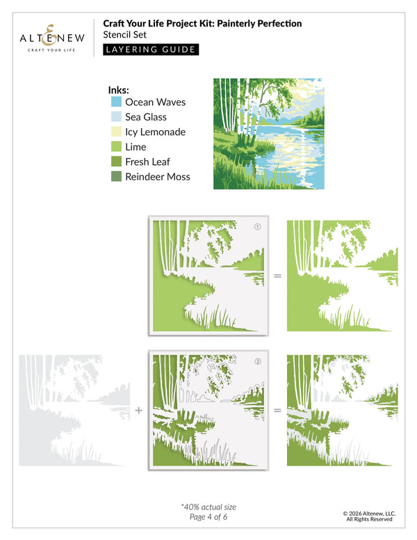 Altenew Craft Your Life Project Kit: Painterly Perfection