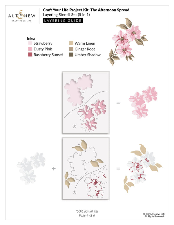 Altenew Craft Your Life Project Kit: The Afternoon Spread