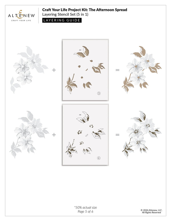 Altenew Craft Your Life Project Kit: The Afternoon Spread