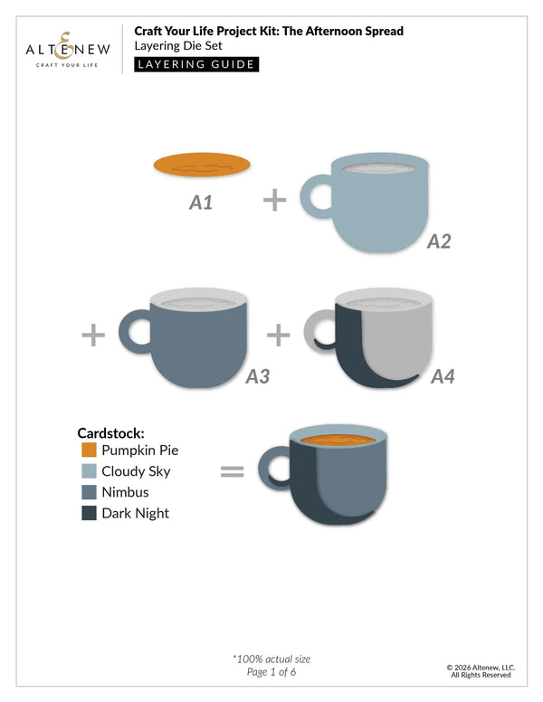 Altenew Craft Your Life Project Kit: The Afternoon Spread