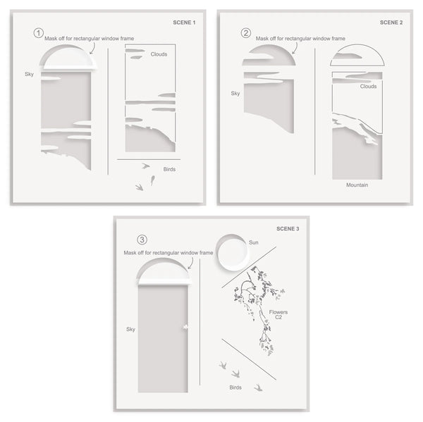 Altenew Craft Your Life Project Kit: Windows to Stillness