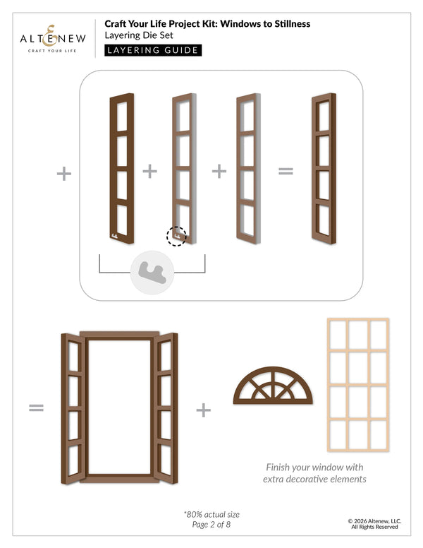Altenew Craft Your Life Project Kit: Windows to Stillness