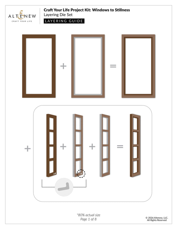 Altenew Craft Your Life Project Kit: Windows to Stillness