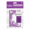 Crafters Companion Cut & Emboss Folder 4.25inch X5.5inch - Botanical Garden*