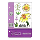 Crafter's Companion Ezmount Cling Set 5.5 Inch X8.5 Inch  Springtime*