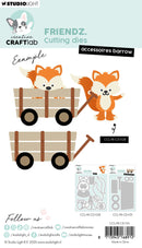 Creative Craftlab Friendz Cutting Dies: Accessories Barrow metal die set