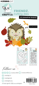 Creative Craftlab Friendz Cutting Dies: Accessories Leaves metal die set
