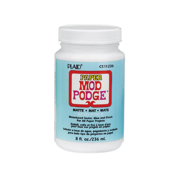 Plaid Mod Podge Paper Matte Finish 8oz